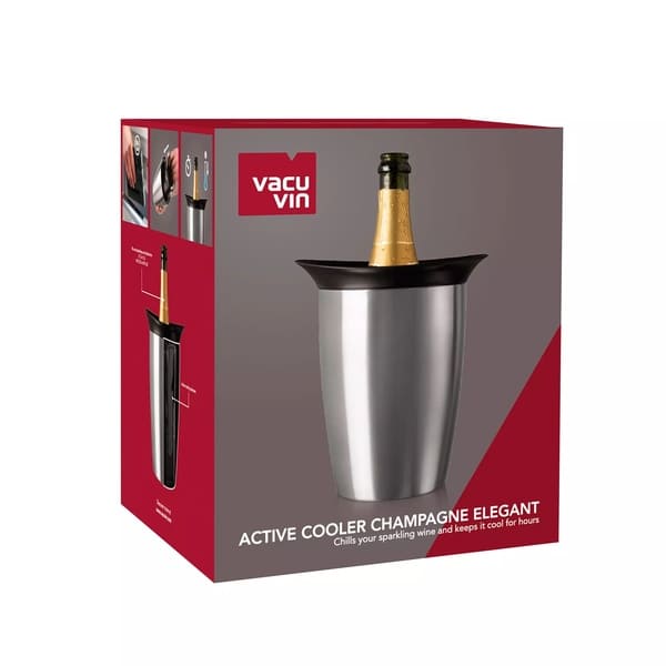 Vacu Vin Active Cooler Champagne Elegant Stainless Steel